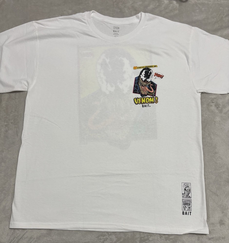 BAIT x Marvel Venom Collab T-Shirt Size XL