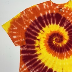Gildan Handmade Tie Dye Unisex T-Shirt Size XL Multicolor Swirl Design Tee NEW