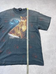 Vintage 1992 3D Emblem Cougar Wildlife Graphic T Shirt XL Made USA Single Stitch