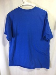 Bahamas Nassau (Fish) Blue Large Cotton T Shirt T17