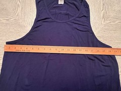Tulio Tank Top Muscle Sexy Clubwear Sz. Med. Navy Blue