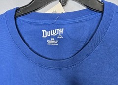 Duluth Trading Men’s Longtail T Standard Fit Short Sleeve T Shirt Blue XL NWT