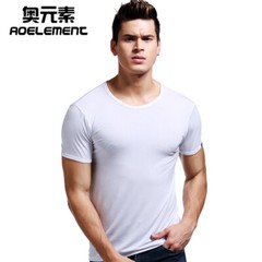 Men’s Short Sleeve Top Tee Modal T-Shirt Round Neck Classic Jerseys Clothing