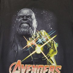 Orijin Avengers T-Shirt Men L Infinity War Thanos Marvel Comics Movie Film Large