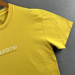 Supreme Shirt Mens Large Yellow New York City Graphic Short Sleeve Box Logo Tee