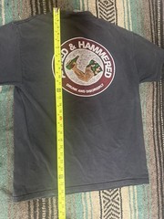 Armed and Hammered Drunk and Disorderly Shirt, L, 26 in Long, 19 in Wide