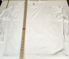 Lot 3Hanes t-shirt Mens XL Shirts 1 Short /2 Long Sleeve Hanes Striped Red White
