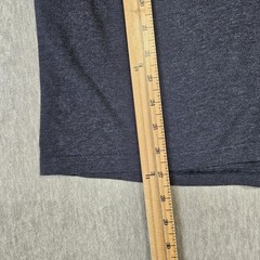 On Running Shirt Mens S Blue Tagless On-T Crew Neck Short Sleeve Stretch