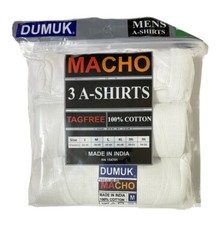 3 Pieces Men’s A-Shirt 100% Cotton Tank Top Ribbed Undershirt Black White Gray