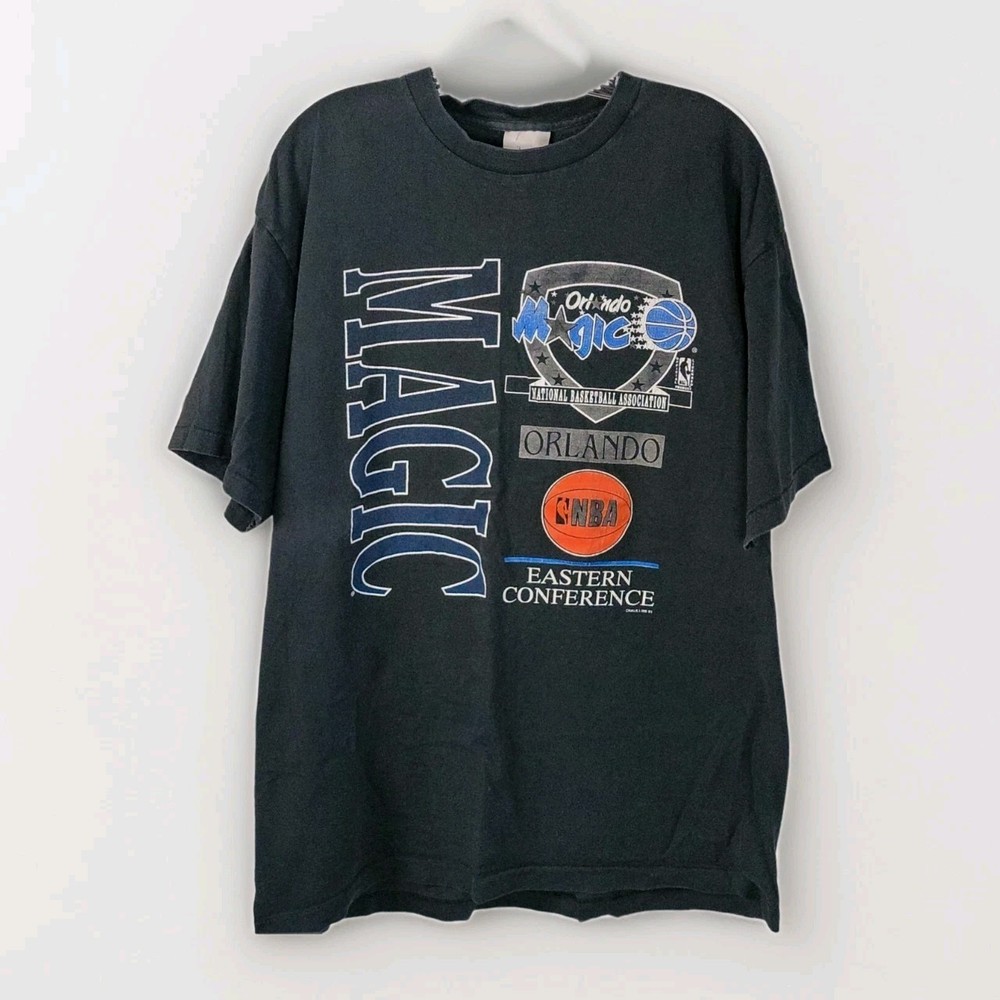 Vintage 1993 Orlando Magic Chalk Line T-Shirt Mens XL Single Stitch USA Made 90s