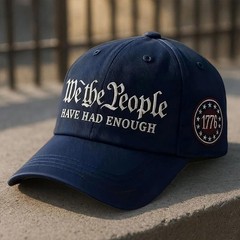 We The People Baseball Cap, Embroidered Have Had Enough 1776 Star Badge Hat f…