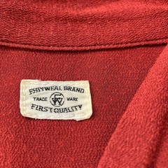 FITWELL Brand Reddish Brown Open Collar Shirt Size 14