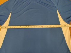 A4 Men’s Cooling Performance Color Blocked T-Shirt in Royal/White Size 2XL