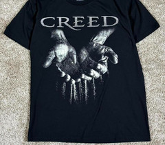 Vintage Creed Full Circle Graphic T-Shirt Black Rock Band Tee Unisex Reprint