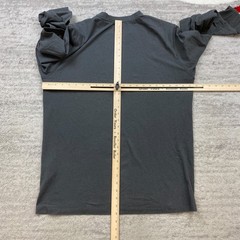 Qor Cashmere Shirt Large Gray Outdoor Hike Trail Trekker Base Layer Performance
