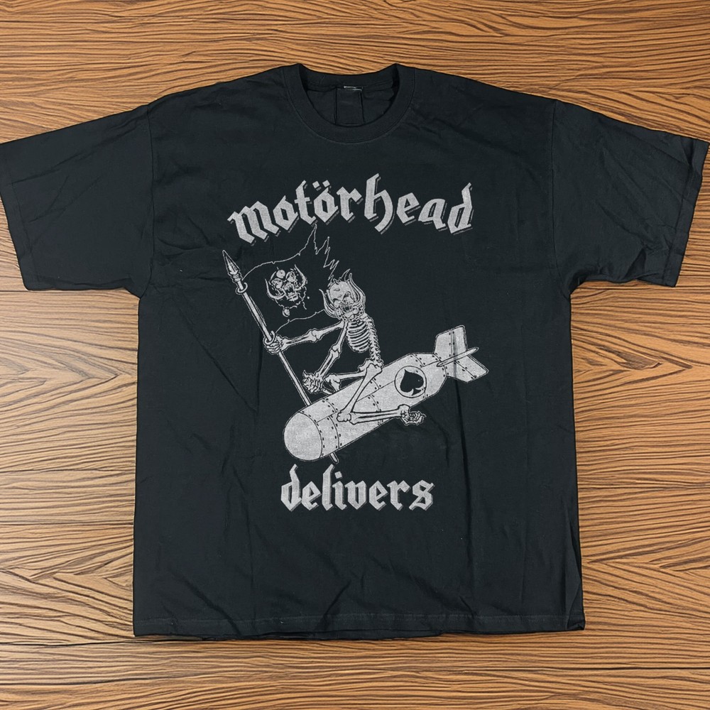 Motörhead Motorhead – Delivers 2015 US Tour Unisex Black Cotton T-Shirt