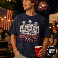 SALE ! Founding Fathers America 250 T-Shirt Funny Patriotic 1776 USA History Tee