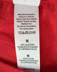Lot of 6 Bella Canvas Men’s M. Red 100% Cotton Crew Neck Short Sleeve T-Shirt