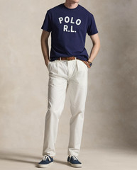 *NEW* Men Polo Ralph Lauren Classic Fit Logo Jersey T-Shirt NEWPORT NAVY 👍