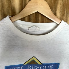 Vintage Pet Rescue Shirt 90s Dogs & Cats Rescue Shirt Size small