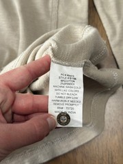 EUC Mens BKE henley long sleeve tan tshirt stretch size M