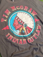 Tim McGraw Indian Outlaw Graphic T-Shirt