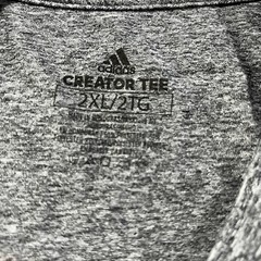 Adidas Aeroready Creator Tee Montgomery Bowl Men’s Size 2XL Solid Gray T-Shirt