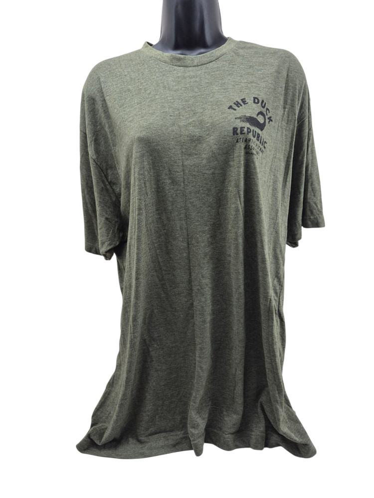 Tultex 241 The Duck Republic T-shirt XXL Deep Green Made In Mexico