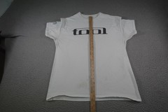 Tool 2009 Tour Shirt Mens Large White Los Angeles CA Wrench Opiate Double Sided