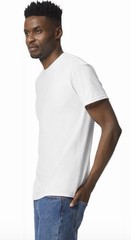 Adult G800 50/50 T-shirt – White Size L (Unisex)