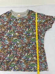 Marvel Comics Multicolor All-Over Superhero T-Shirt Size M Men’s Lot