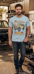 Lot Of 2 Goodfellow T Shirts Size Medium Bronco 1966 Legendary Men’s Blue Beige