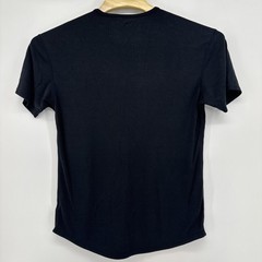 #1675 BYLT Premium Basics Drop-Cut Shirt Mens L Black Ribbed Modal Blend Tee