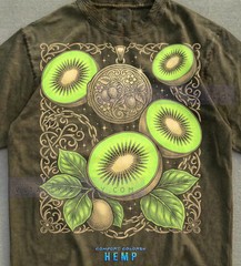 Kiwi Fruit Botanical Flora Vintage Nature Garden Plant Comfort Tee