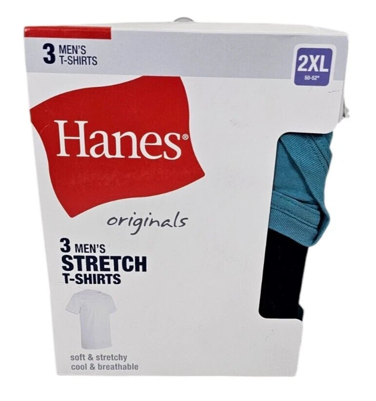 Hanes Originals Men’s 3 Pack Moisture-Wicking Stretch Cool shirts
