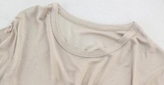 100% Silk Men’s T-Shirts Top Short Sleeve Round Neck undershirt plus size HY006