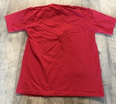 Vintage 90s Costa Rica Parrot Large Red Single Stitch Embroidered Tshirt