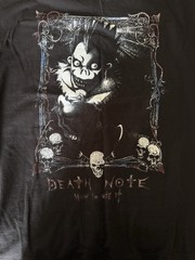 Revenge Death Note Ryuk Graphic Cotton Crew Neck Short Sleeve T-Shirt Black XL