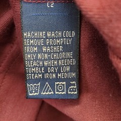 Nautica Shirt Mens M Burgundy Embroidered Logo Elastic Cuff Turtle Neck Pullover