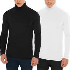 Men’s Thermal Turtleneck Shirts Long Sleeve Pullover Sweater Top Base Layer Warm