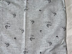 fish fishing tied lure shirt Gray 3XL new Bass Trout NEW with Tags
