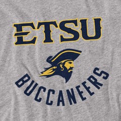 East Tennessee State University Adult T-Shirt One Color, Athletic Heather, S-5XL