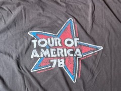 4 Rolling Stones Band Logo T-Shits, Bigger Bang Zip Code Tour MoMA 50 Years USED