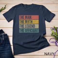 Wedding Officiant Proposal The Man Myth Legend Officiant T-Shirt Unisex T-shirt