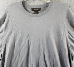 The Men’s Store at Bloomingdale’s Cashmere Blend Sweater Tee XXL Blue Gray S/S