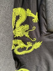 Rare Shanghai Tang Black Mens Long Sleeve Shirt M Size Native