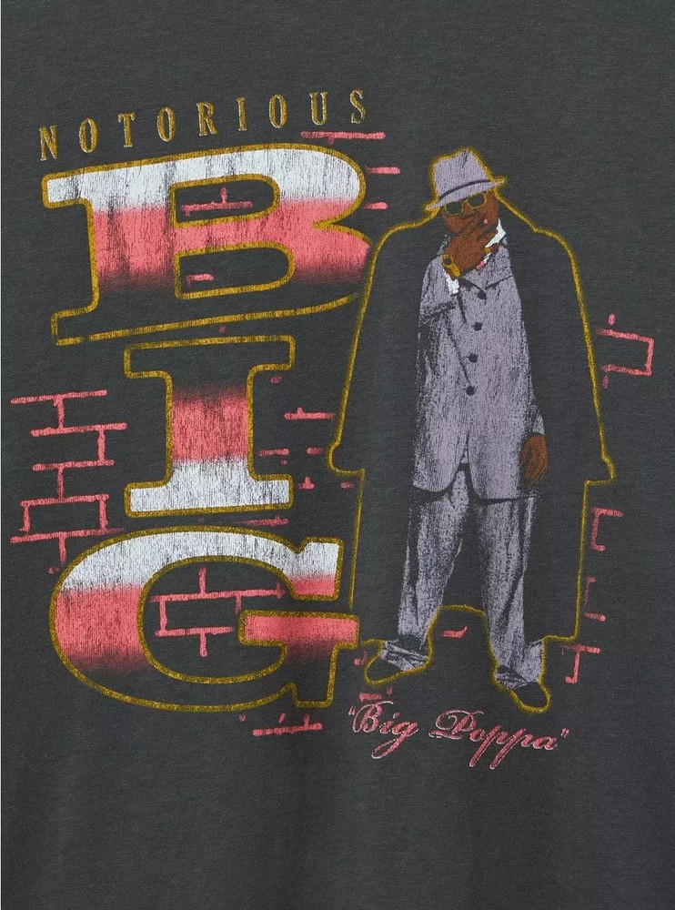 NEW Brooklyn Mint Biggie Smalls Notorious B.I.G. Black T-Shirt Size 2XL
