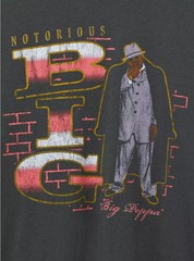 NEW Brooklyn Mint Biggie Smalls Notorious B.I.G. Black T-Shirt Size 2XL