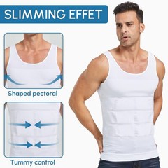 Men Gynecomastia Compression Shirt Body Shaper Chest Control Slim Vest Tank Top