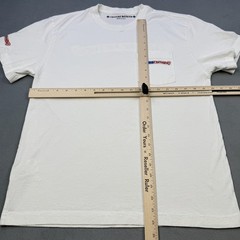 Chrome Hearts Shirt Mens Large White Matty Boy American Flag Pocket Patriotic